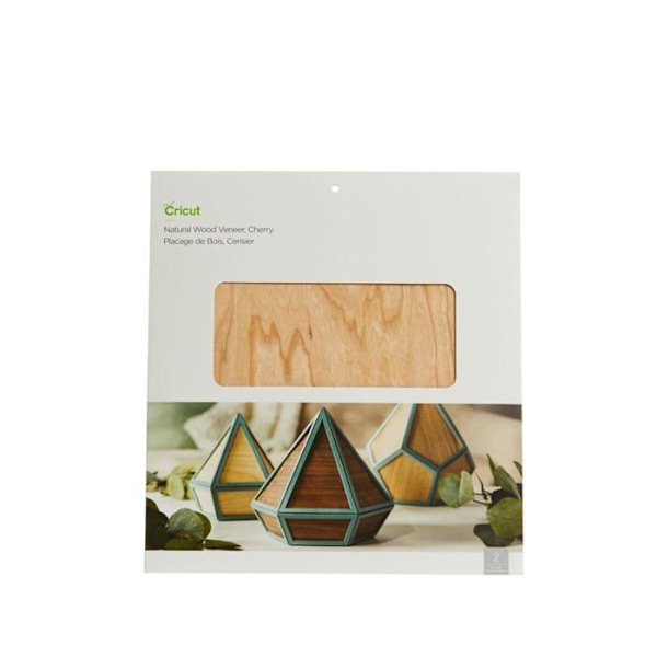 Träark - Cricut - 2007067 - 2 ark - Körsbärsträ - 30,5 x 30,5 cm kastanj