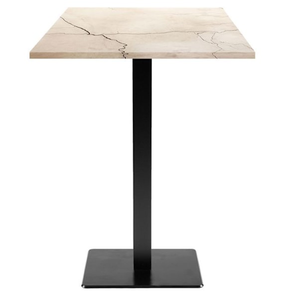 Korkea pöytä 60 x 60 cm - Milan White Moon malli Beige