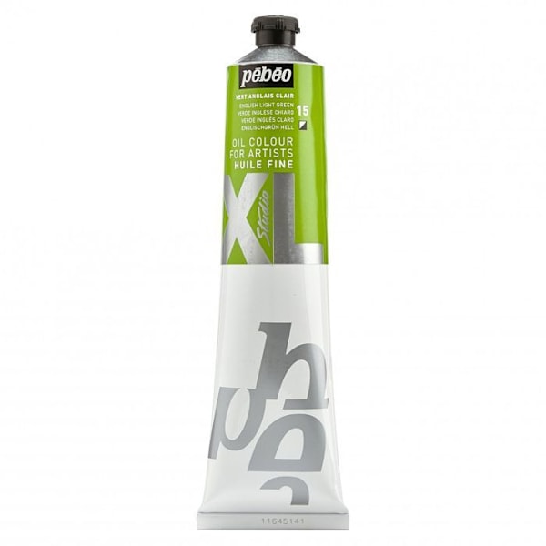 Huile Fine - Pébéo - Studio XL - Lys Grønt - 200 ml - Klare Farver Ljus engelsk grön, klara färger, Dy