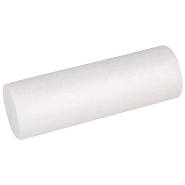 Cylindrar i polystyren - Ø 5 x 14,5 cm - 4 st