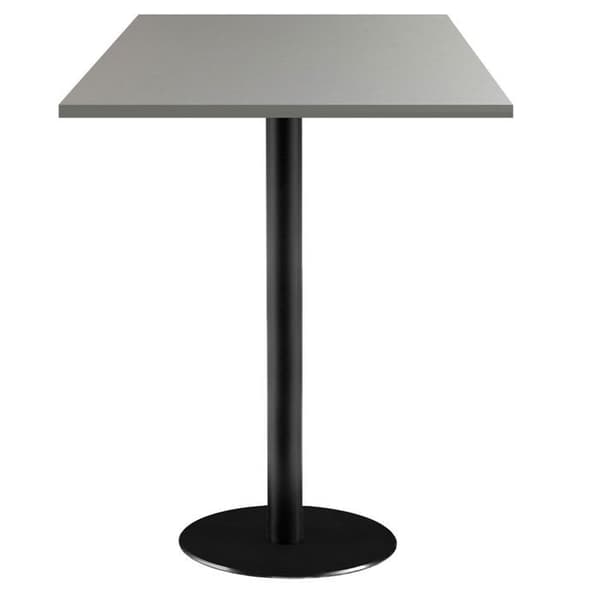 Högt bord 60 x 60 cm - metallic grå Rom modell Grå