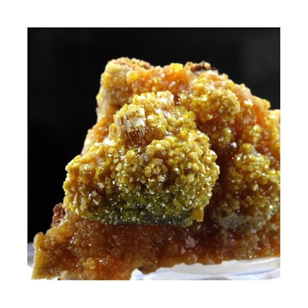 Sten og mineraler. Pyromorphit. 395,0 ct. Bunker Hill Mine, Kellogg, Idaho, USA.