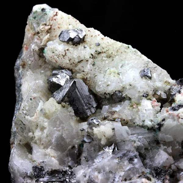 Sten og mineraler. Carrollite. 802,5 øre. Kamoya South II Mine, Haut-Katanga, Congo.