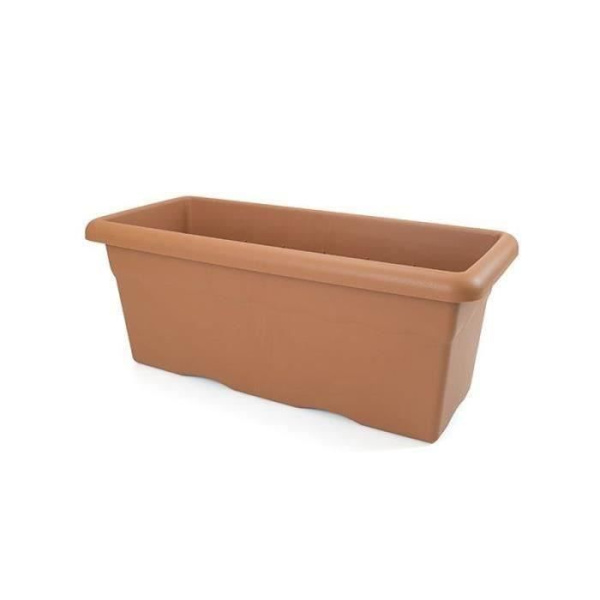 PLASTIKEN Rektangulär kruka Ø 100 X 44 cm - Terrakotta Terrakotta