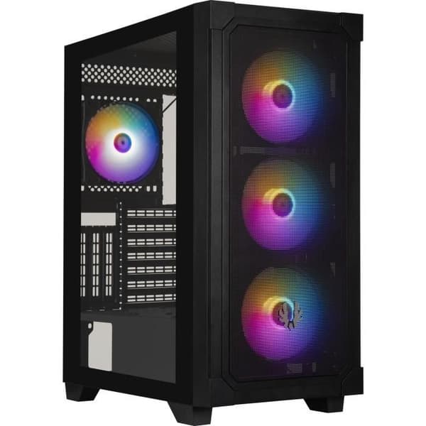 PC kabinet - BITFENIX - Graph ARGB - Mellem tårn - ATX - Sort - 4 A-RGB blæsere