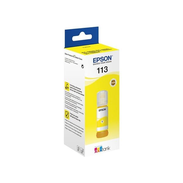 Blækpatron - EPSON - 113 - Gul - Pigment - Kompatibel generisk