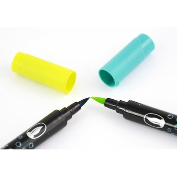 Feutre pensler - Graph'It - Graph'O - 24 stk. - Dobbelt spids - Unisex Flerfärgad