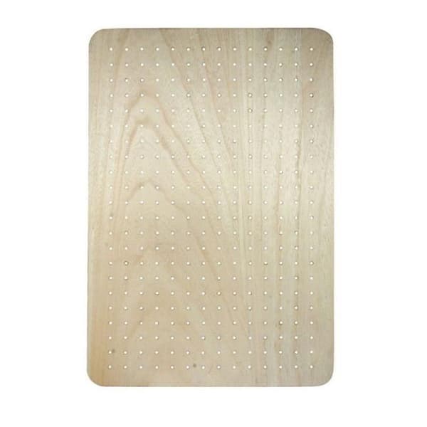 Väggmonterad verktygsbräda i perforerad MDF 40 x 60 x 2,5 cm beige