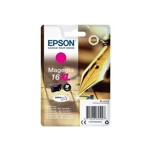 EPSON T1633 XL magenta bläckpatron - Reservoarpenna (C13T16334012)