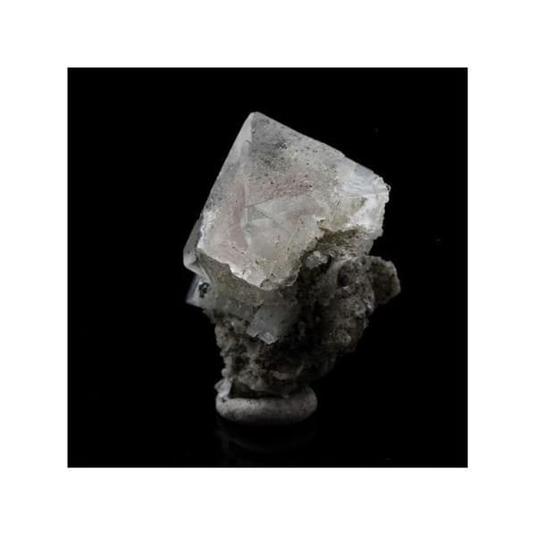 Stenar och mineraler. Rosa fluorit. 9,34 cent. Mont Blanc-massivet, Frankrike. Ros