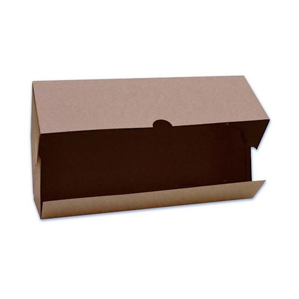 2 kartonger för tårtor 32 x 32 x 8 cm kastanj