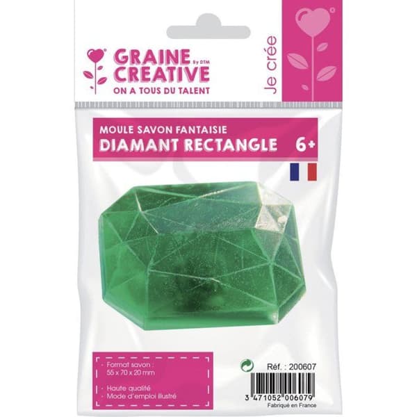 Graine Créative - Mini Timantti suorakulmainen saippuamalli