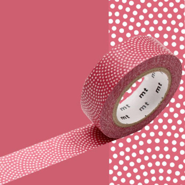 Masking Tape MT samekomon prickar rosa Rosa