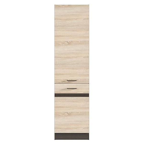 JJUNONA Keittiöpylväs 2 oikealle avautuvaa ovea - L 50 x K 196 x S 46 cm - Sonoma tammi Sonoma ekdekor