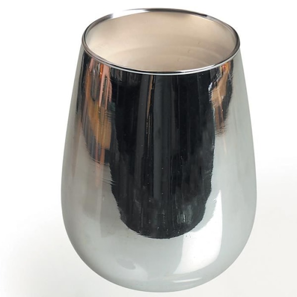 Candle Design Glas - silver - 8,5 x 11,5 cm