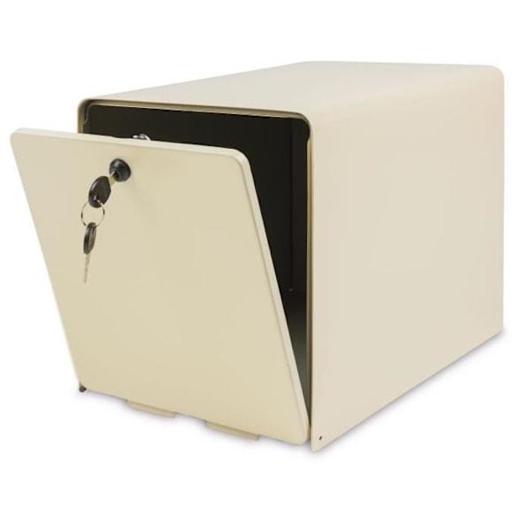 BURG WACHTER suosikkipostilaatikko galvanoidusta teräksestä - 2 ovea - vaalean beige Ljusbeige
