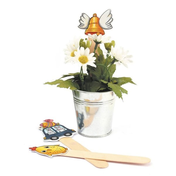 DIY-kit - Kreativ Korn - Påskdekor - 8 st - Plast - Flerfärgad - Inomhus Flerfärgad