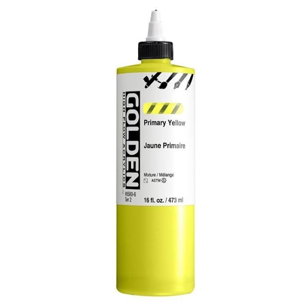 GOLDEN 473 ml HÖGFLOW Gul Primär - S2