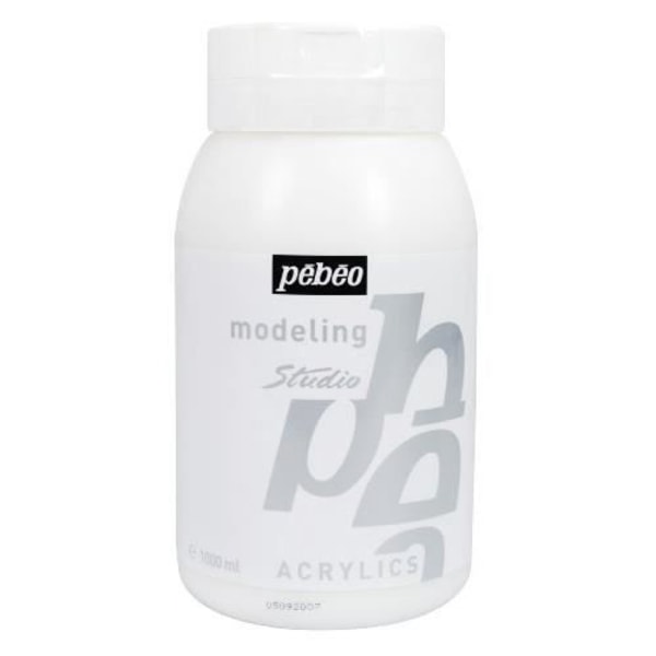 Akvarellmaling - PEBEO - Hvid - 1 L - Blandet - Mat Finish hvid