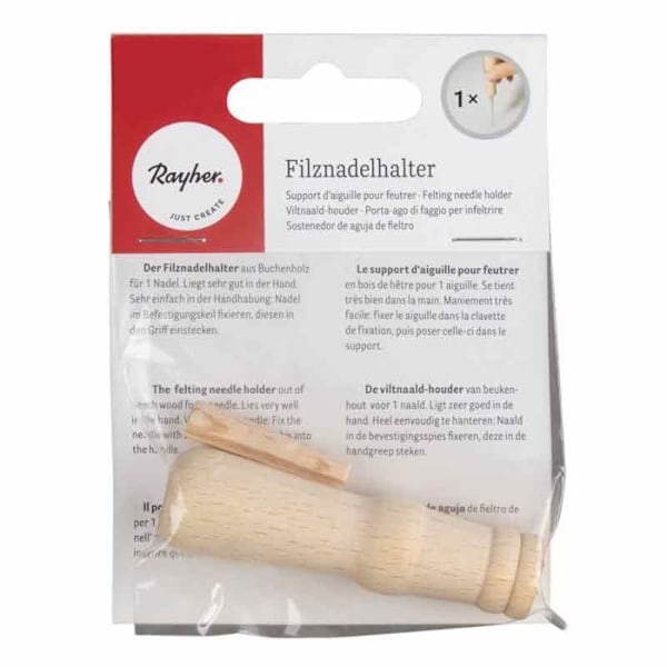 Neula-tuki - Rayher - 67 mm - Puu - Neulaa ei sisälly Transparent