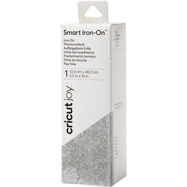 Cricut - Silver Glitter Silver Roll - 13,9 x 48 cm