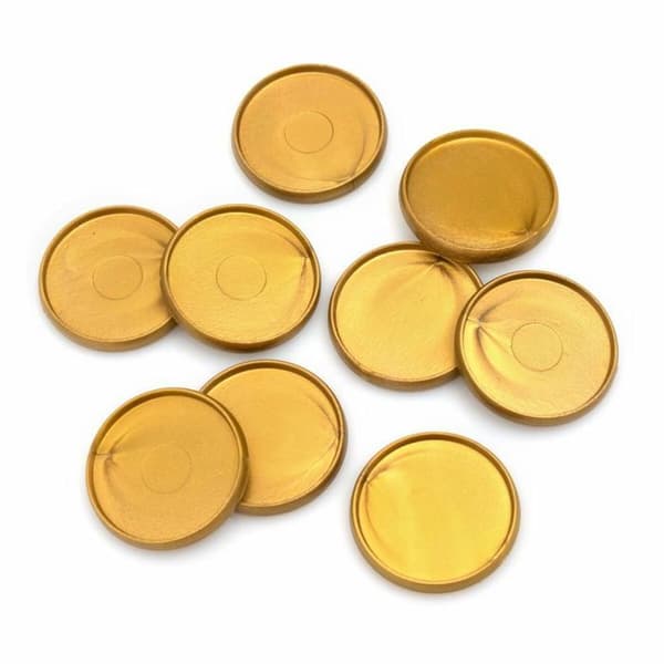 18 binders - Vit + Guld Flerfärgad