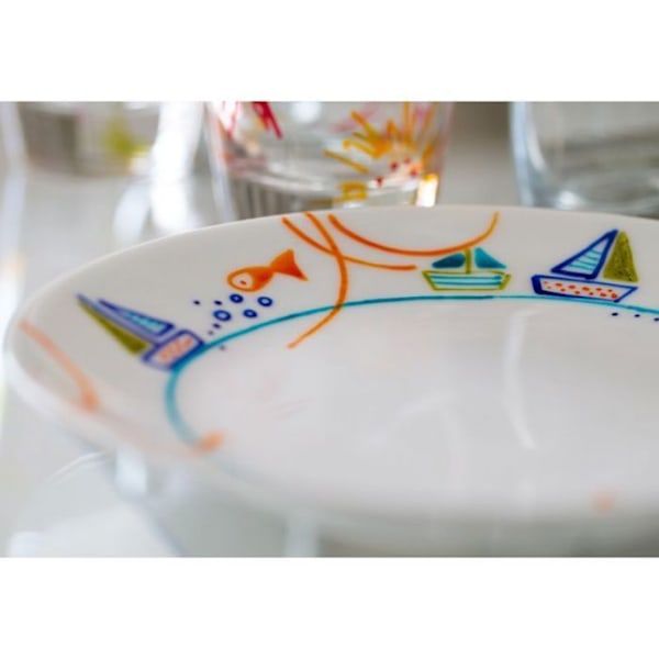 Porcelæns maling pen - PEBEO - Agate Orange - 20ml - Fin spids - Uudslettelig Orange