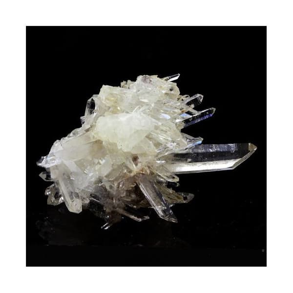Quartz 'bjergkrystal' og Siderite 59,1 karat Vit
