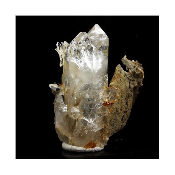 Sten og mineraler. Kvarts + Calcit. 250,0 ct. Le Noirey, Saint-Jean-de-Maurienne, Savoie, Frankrig.