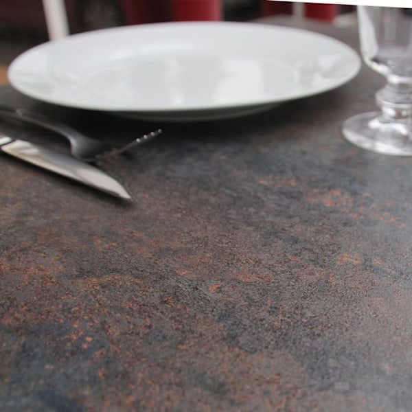 Bord 70 x 70 cm Rom bistro rust kastanj
