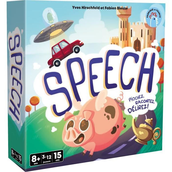 Puhe - Asmodee - Keksi tarina - 4 pelitilaa - 15 minuuttia - 8-vuotiaasta alkaen Flerfärgad