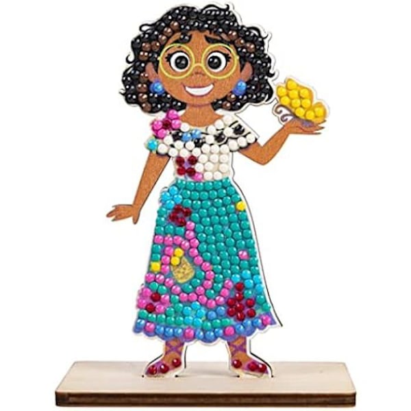 Figurine med Diamanter - KRISTALL KONST - Mirabel - Komplett Kit - Kreativ Aktivitet - För Barn Från 5 År Mirabel