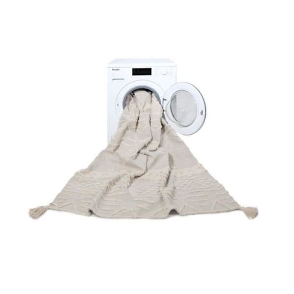 Tæppe - LORENA CANALS - Tribu Natural - 170 x 240 cm - Bomuld - Kan maskinvaskes Beige