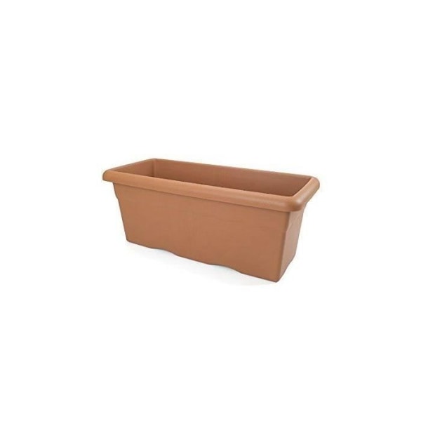 PLASTIKEN Rektangulær plantekasse Ø 100 x 44 cm - Terracotta Terrakotta