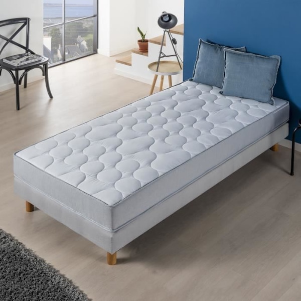 Patja 90x190 cm - 330 Taskujouset - 5 mukavuusaluetta - 19 cm - Kiinteä - DEKO DREAM Springmax Vit
