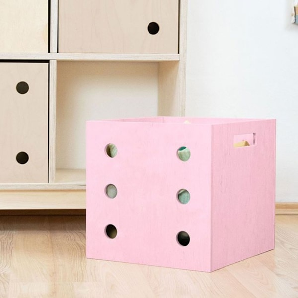 DICE vaaleanpunainen säilytyslaatikko 6 Rosa