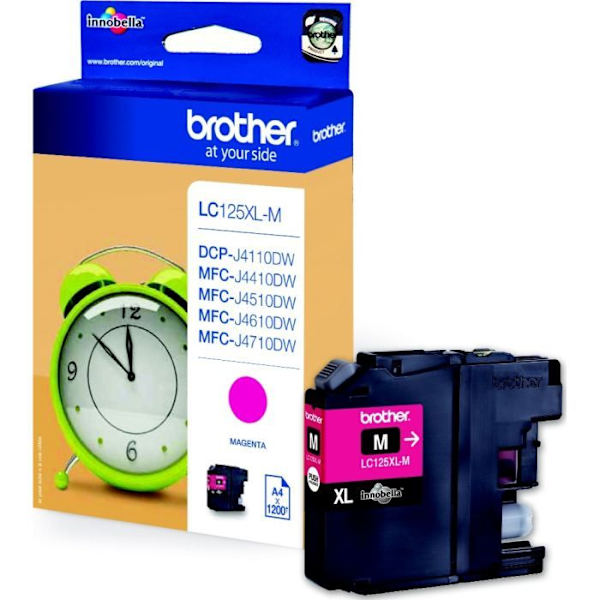 Brother LC125XLM Magenta blækpatron
