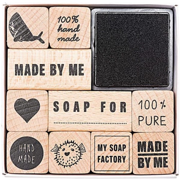 "Made by Me Soaps" postimerkkisetti, 11 kpl.