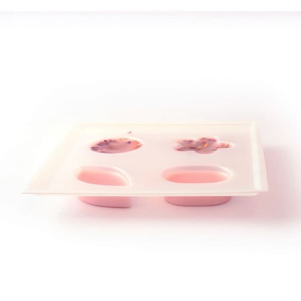 Fondantforme til lys - Forår - 4 stk - Hvid - Voksen - Forårstema Vår