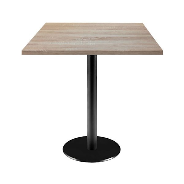 Tabel 70 x 70 cm - model Rom egetræ bastide beige