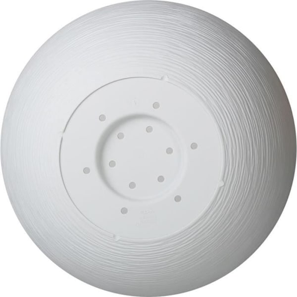 Blomkruka EDA Plast Round Graphit Up Limed vit Ø 40 cm 14,9 L kalkad vit