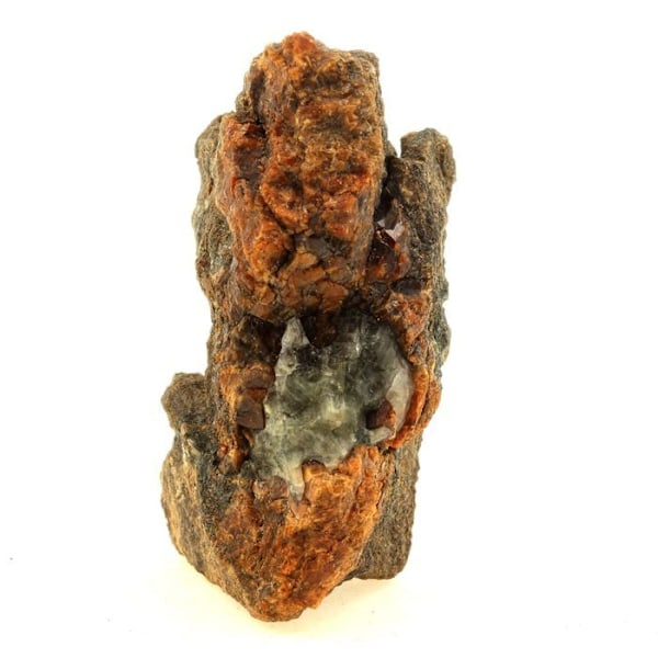 Stenar och mineraler - ABIJOUX - Grossular Granat-Andradite - Pyrénées-Orientales, Frankrike Röd