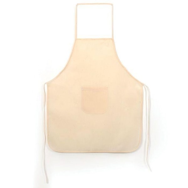 20 børne bomuldsforklæder 49 x 60 cm Beige