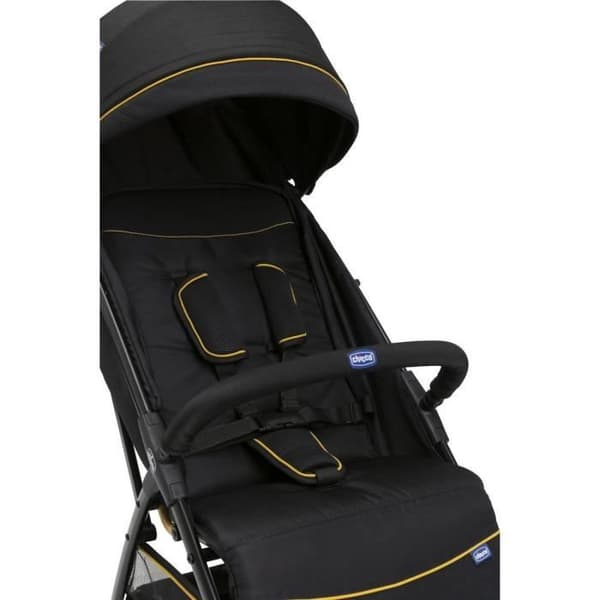 CHICCO Kørepose Glee Unven - 4 hjul - Sort Svart