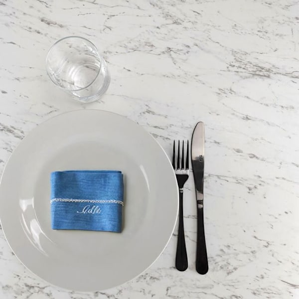 Bord 70 x 70 cm - Milan calacatta marmor model Vit