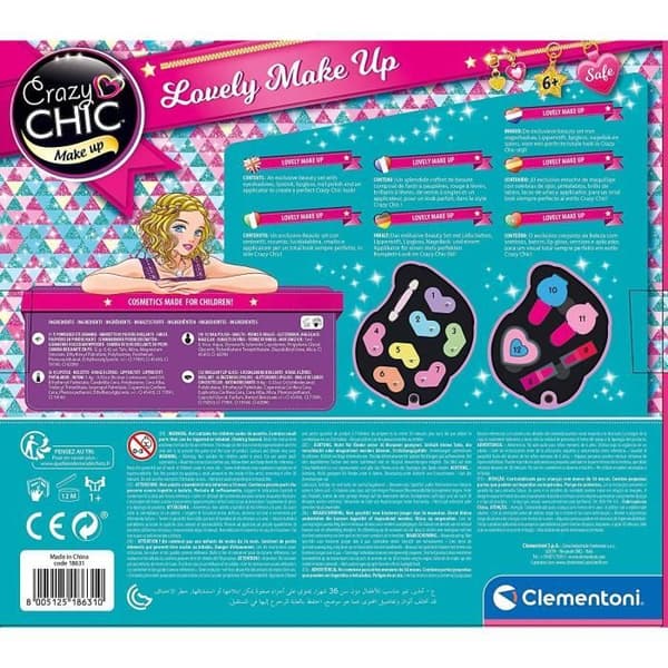 Clementoni - Crazy Chic - Mermaid Makeup Palette - 2 ögonskuggspaletter