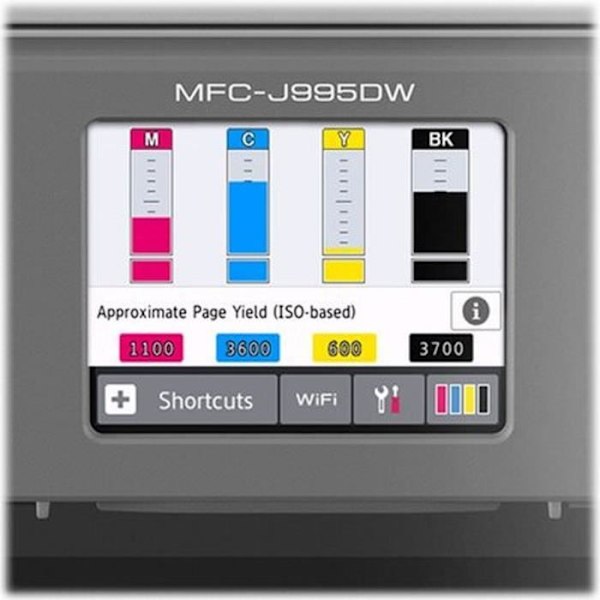 Monitoimitulostin - BROTHER - MFC-J5955DW - Mustesuihkutulostin - A3 - Väri - Wi-Fi - MFCJ5955DWRE1