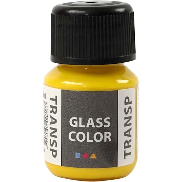 Vandig transparent maling til glas og porcelæn. ref 31671