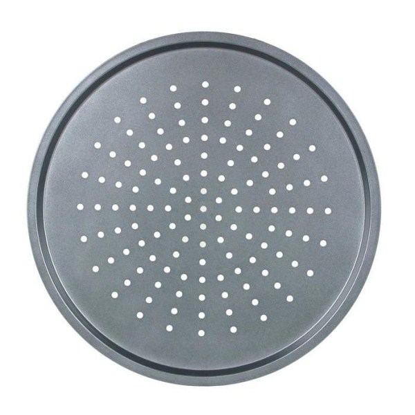 Pizzaform - Ej specificerat - 34 cm - Perforerat stål - Non-stick - Jämn bakning