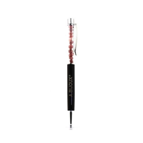 Sten og mineraler. Ruby mineral pen fra Brasilien. Sort farve. Svart
